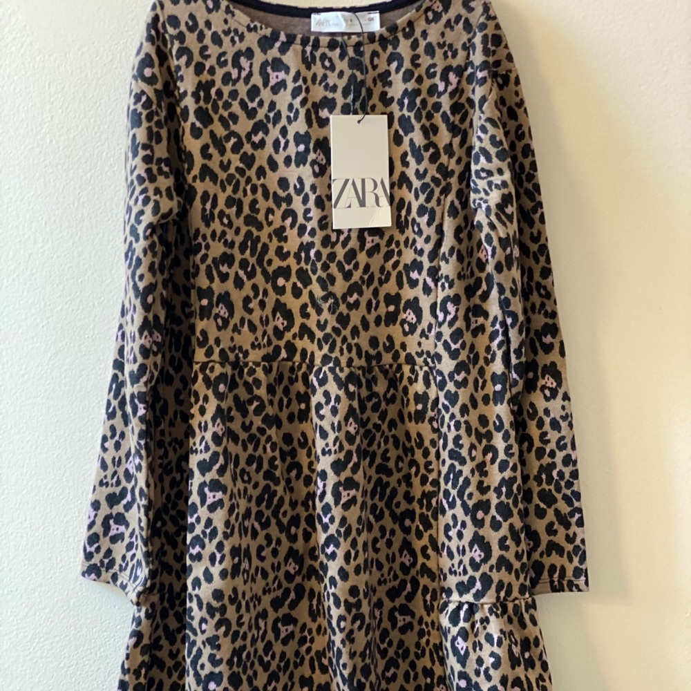 Zara animal print dress.  Size: 9